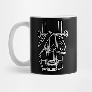 lyre guitar Mug